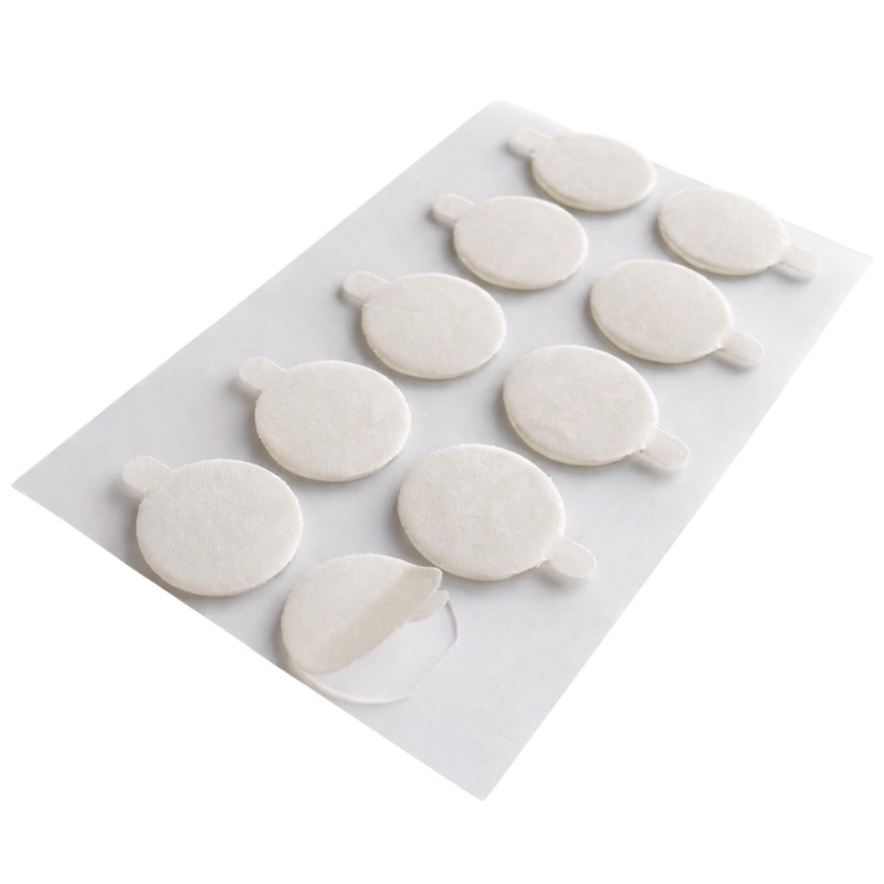 Pastilles double face transparentes vitrines